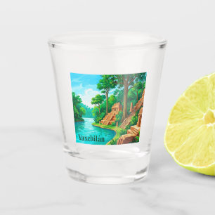 Yaxchilán Archaeological Zone Mexico Shot Glass