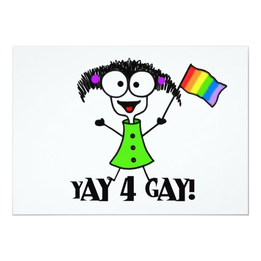 Yay 4 Gay Pride Invitations