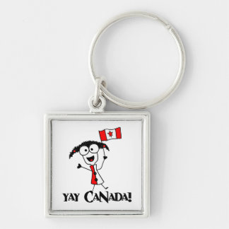 Yay Canada! Leychain Keychain