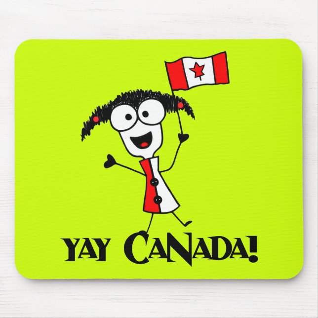 Yay Canada! Mousepad (Front)