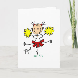 Yay Cheerleader Card