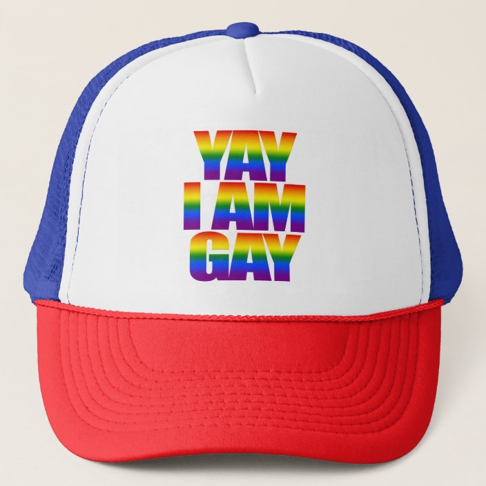 gay pride baseball cap