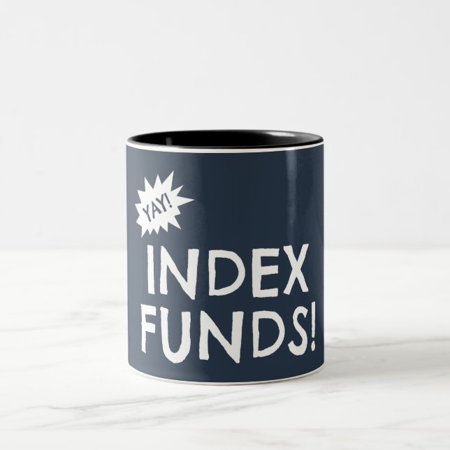 Yay Index Funds Two-Tone Coffee Mug (Center)