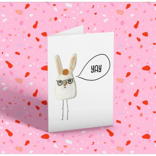 Yay Simple Congratulations  Card