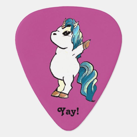 Yay Unicorn Guitar Pick 