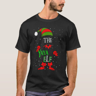 Yaya Elf Group Matching Family Christmas Pajama Ou T-Shirt