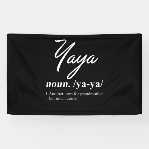 YaYa Funny Definition Banner