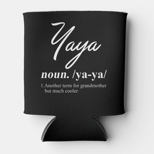YaYa Funny Definition Can Cooler (Front)