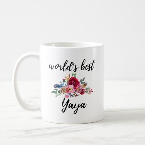Yaya Greek Grandma Greece Grandmother Gift Coffee Mug