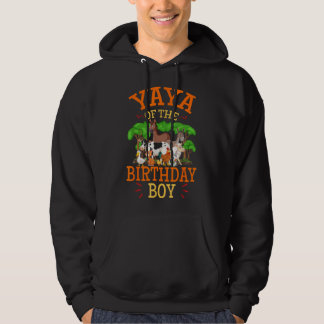 Yaya Of The Birthday Boy Animal Farm Theme Bday Fa Hoodie