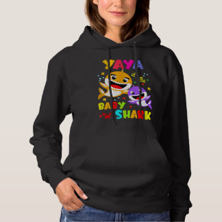 Yaya Shark Yaya Shark Family Mother's Day  Hoodie