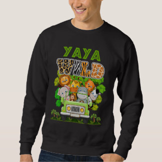 Yaya Wild Zoo Theme Birthday Truck Safari Jungle M Sweatshirt