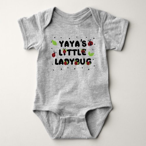 Yayas Little Ladybug _ Cute  Baby Bodysuit