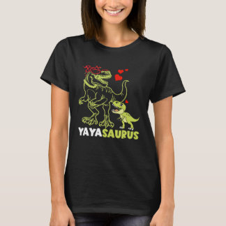 Yayasaurus Yaya Dinosaur Rex Mother s Day T-Shirt