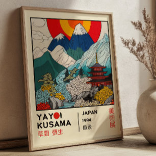 Yayoi Kusama Japan Scenery Retro Exhibition Poster