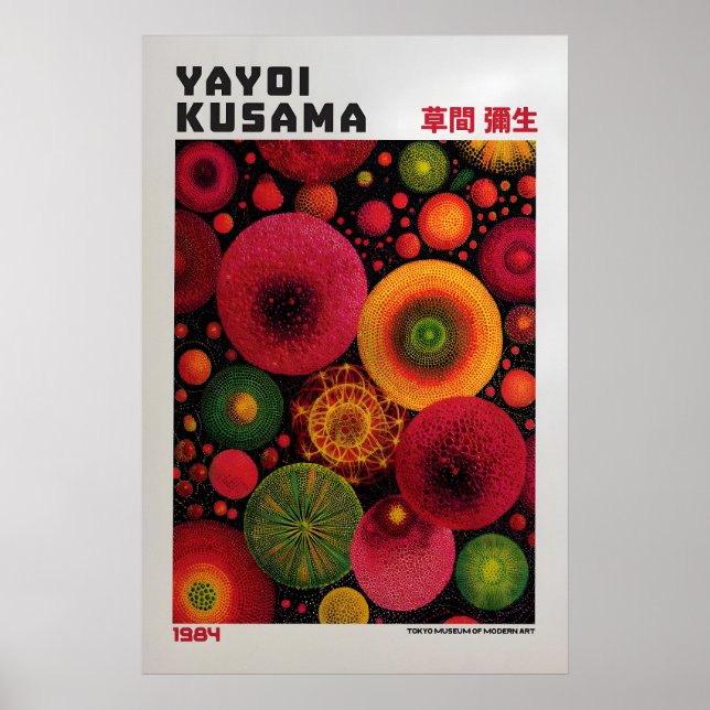 Yayoi Kusama Poster - Yayoi Kusama Inspired (Front)