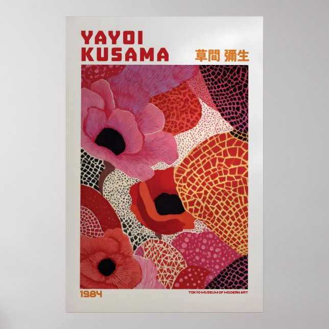 Yayoi Kusama Poster - Yayoi Kusama Inspired (Front)