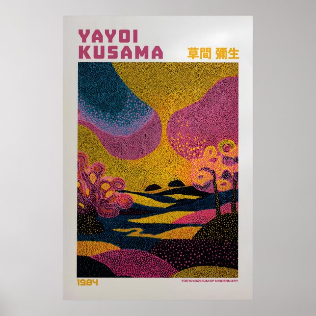 Yayoi Kusama Poster - Yayoi Kusama Inspired (Front)
