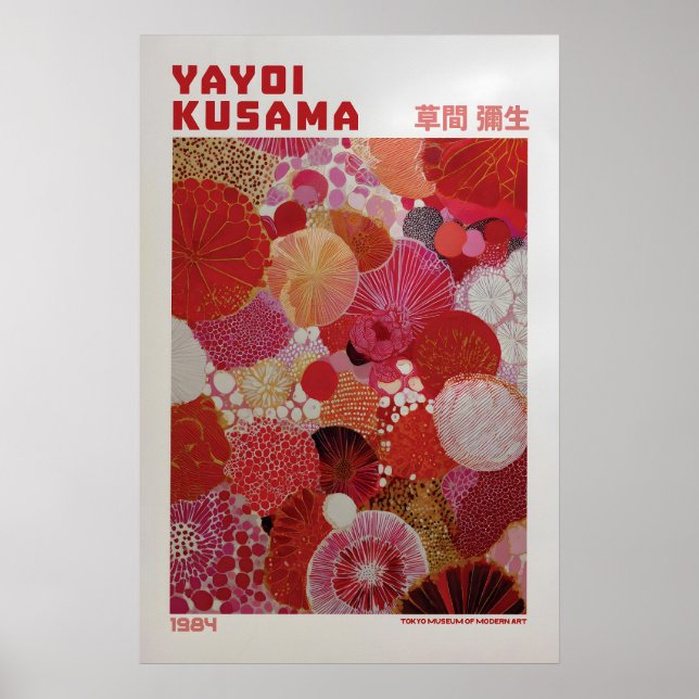 Yayoi Kusama Poster - Yayoi Kusama Inspired (Front)