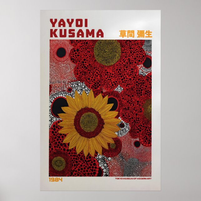 Yayoi Kusama Poster - Yayoi Kusama Inspired (Front)