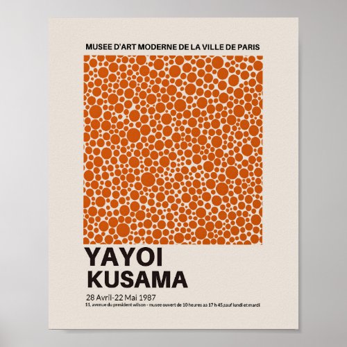 Yayoi Kusama Poster Yayoi Kusama Print Yayoi  Poster