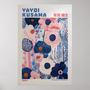 Yayoi Kusama Print, Modern Art Print, Livingroom Poster