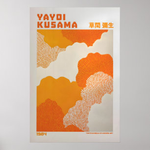 Yayoi Kusama Print, Modern Art Print, Maximalist Poster