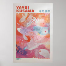 Yayoi Kusama Print, Modern Art Print, Yayoi Kusama