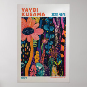 Yayoi Kusama Print, Modern Art Print, Yayoi Kusama Poster