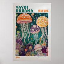 Yayoi Kusama Print, Modern Art Print, Yayoi Kusama