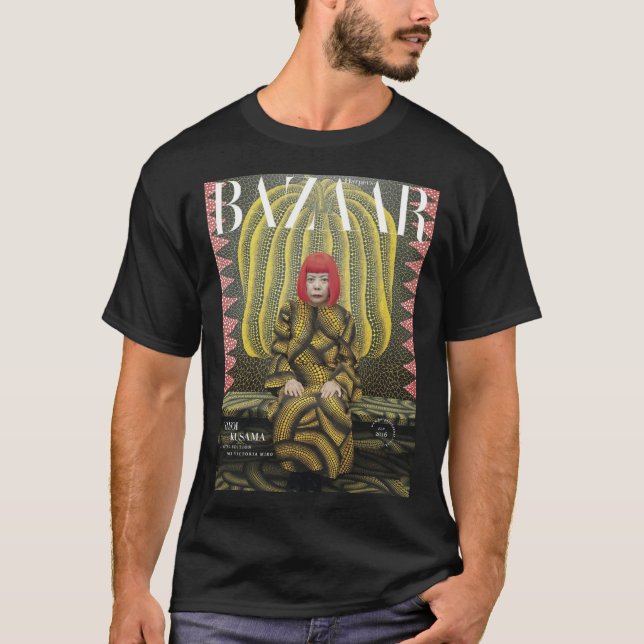 Yayoi Kusama - Woman Bazaar Poster T-Shirt (Front)