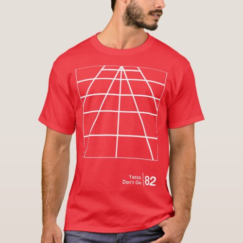 Yazoo Minimalist Graphic Artwork Fan Design T_Shirt