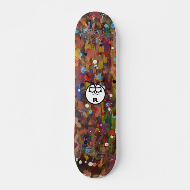 YB Chameleon Skateboard Deck (Front)