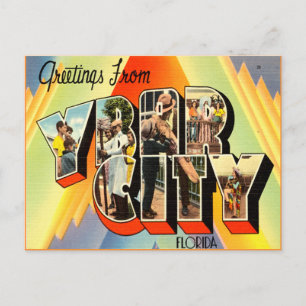 Ybor City Florida Tampa Postcard