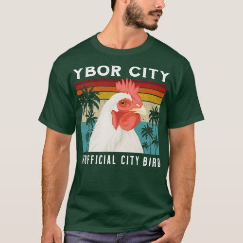 Ybor City Florida Unofficial City Bird Souvenir T_Shirt