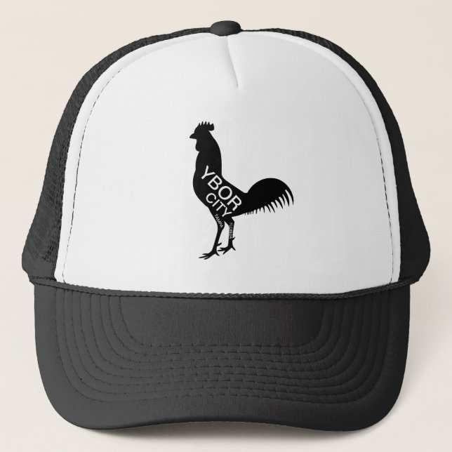 Ybor City Rooster (Tampa, FL) Trucker Hat (Front)