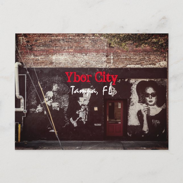 Ybor City, Tampa FLORIDA  Postcard (Front)