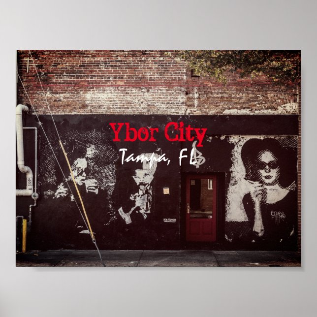 Ybor City, Tampa FLORIDA   Poster (Front)