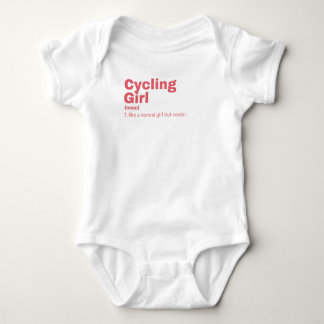 ycling Girl - Cycling Baby Bodysuit