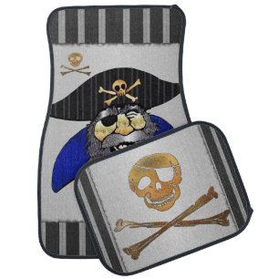 Ye Old Captain Pirate Car Floor Mat