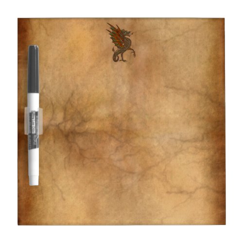 Ye Old Medieval Dragon Design Dry_Erase Board
