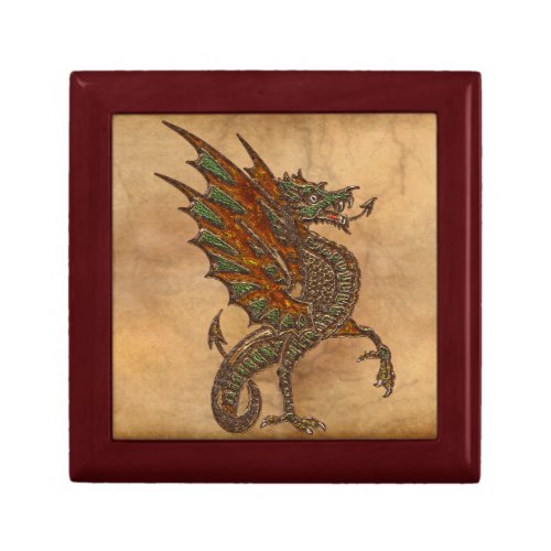Ye Old Medieval Dragon Design Gift Box