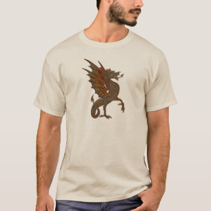 Ye Old Medieval Dragon Design T-Shirt