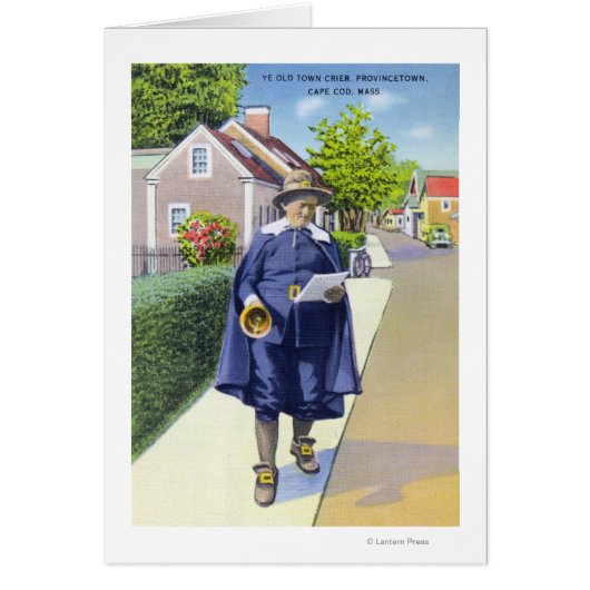 Ye Old Town Crier Ringing Bell Cards (Front)
