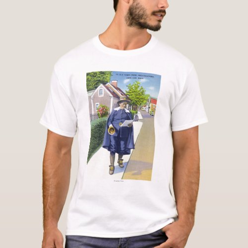 Ye Old Town Crier Ringing Bell T_Shirt