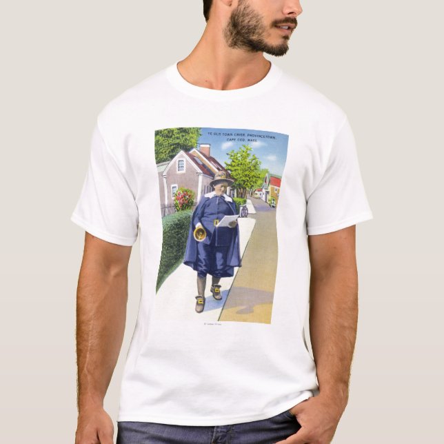 Ye Old Town Crier Ringing Bell T-Shirt (Front)