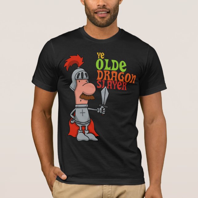 Ye Olde Dragon Slayer Men's Tee (Front)