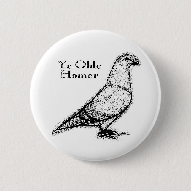 Ye Olde Homer Button (Front)