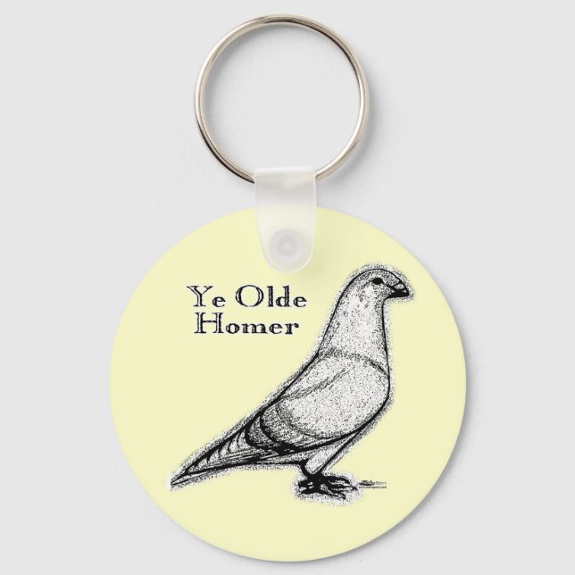 Ye Olde Homer Keychain (Front)