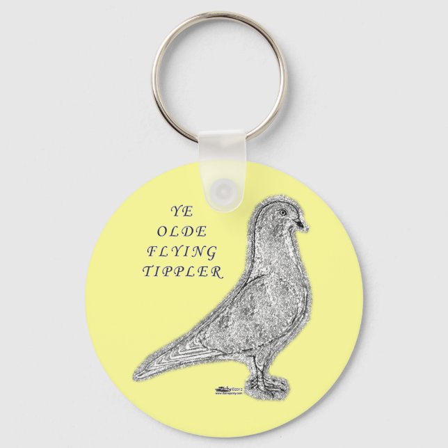Ye Olde Tippler Pigeon Keychain (Front)